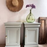 Pair of refurbished bedside tables