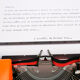 Revised orange brother 210 typewriter with new ribbon