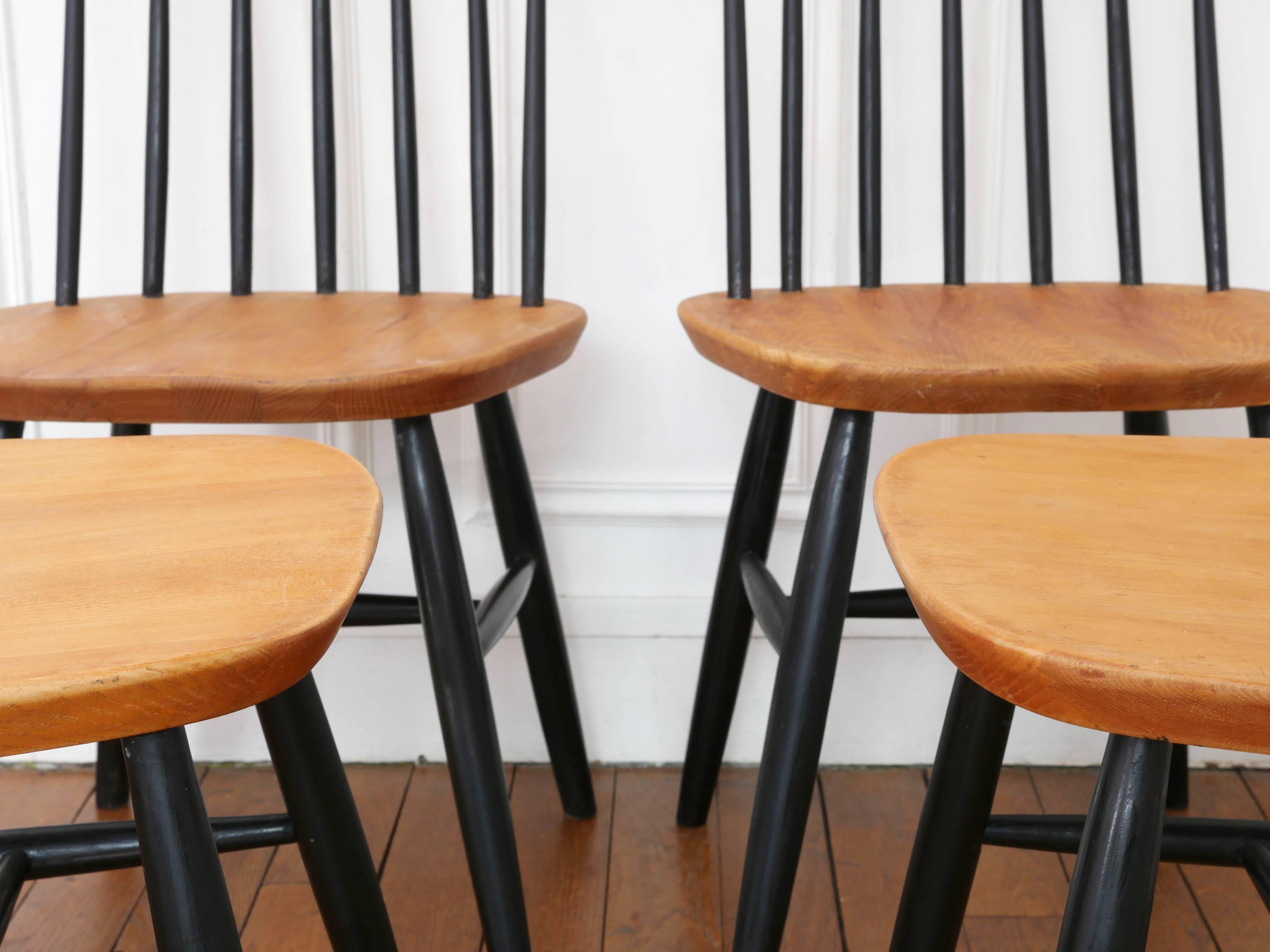 4 Vintage Chairs - Restored