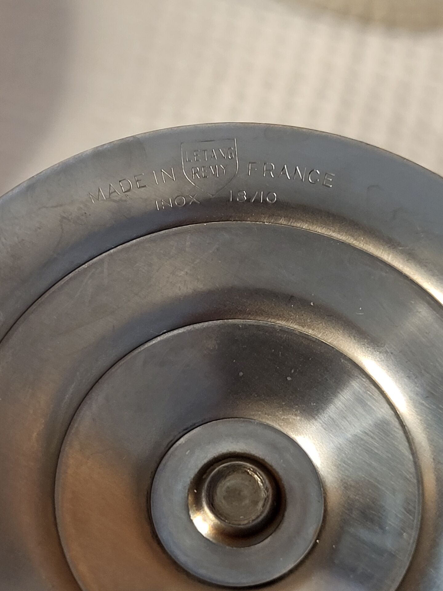 Stainless steel ice cream bowls