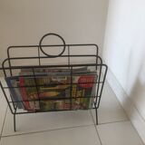 Black metal magazine door