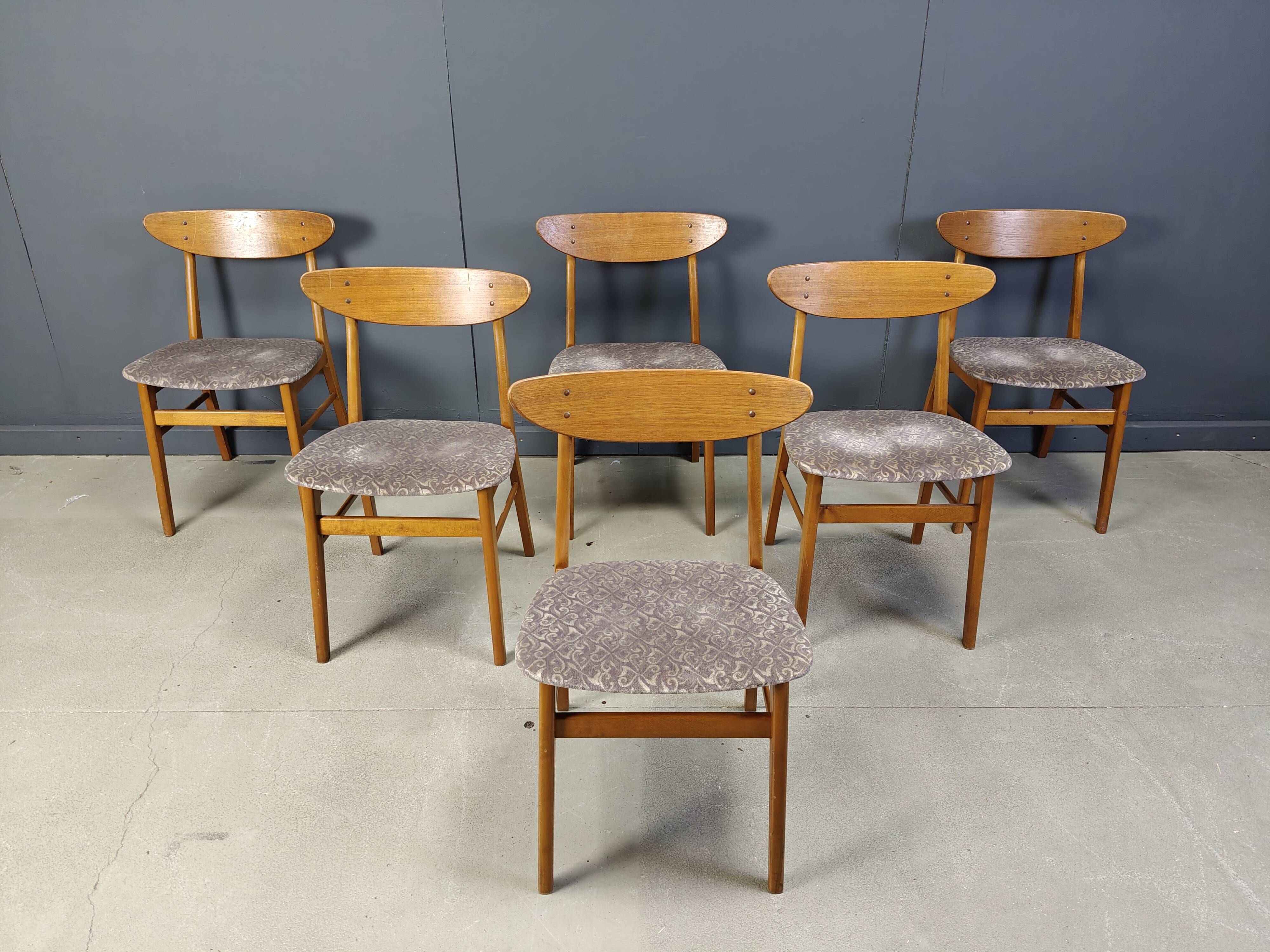 Farstrup Mobler dining chairs, set of 6 - 1960