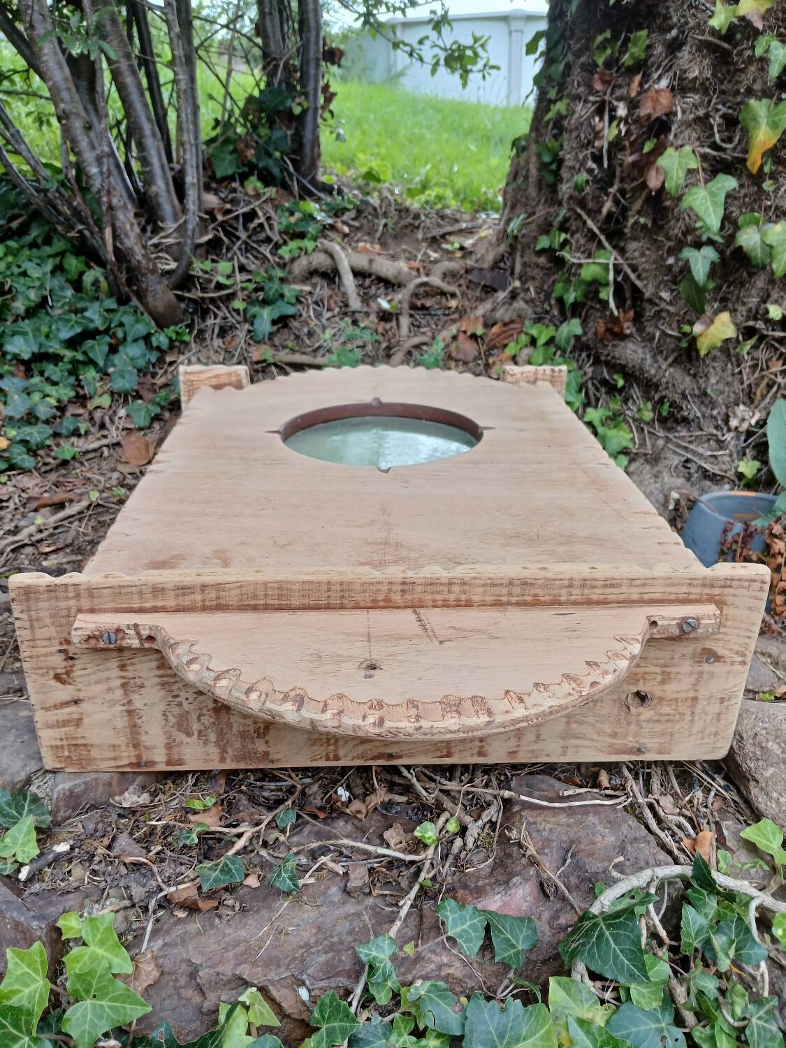 Old wooden wall cupboard