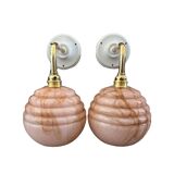 Pair of Art Deco wall lights