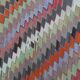 Vintage Turkish kilim, handwoven, 100x120 cm.