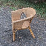 Wicker armchair