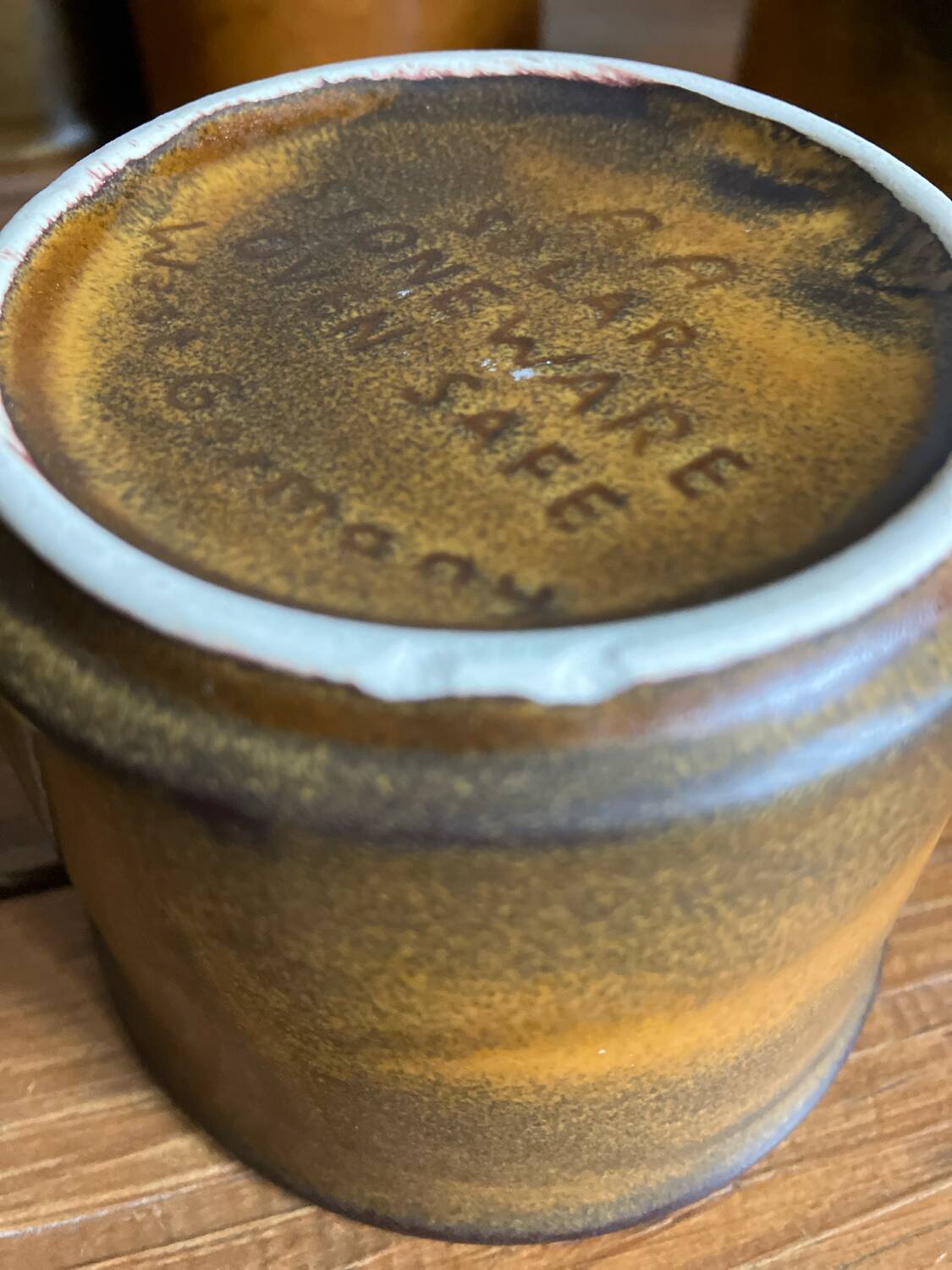 6 West German coffee cups