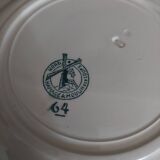 Hamage & Moulin des loups iron earthenware flat plate