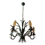 Vintage ear of wheat chandelier