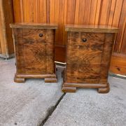 Art deco Hungarian nightstands, 1930s, set of 2