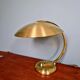 Bauhaus desk lamp in brass, Egon Hillebrand, 1930