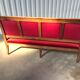 Banquette empire velours rouge