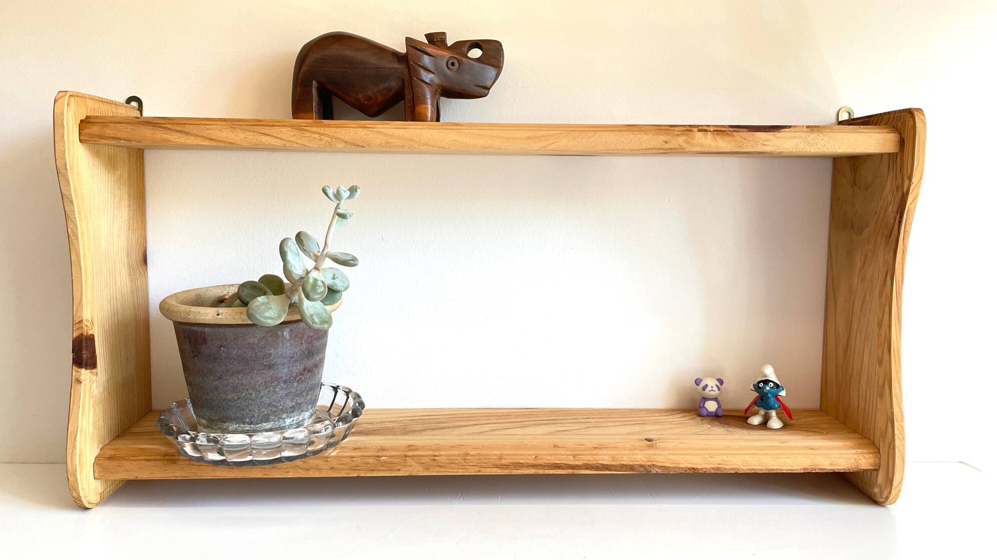 Vintage wooden shelf