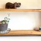 Vintage wooden shelf