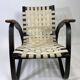 Fauteuil lounge noir par Jan Vanek