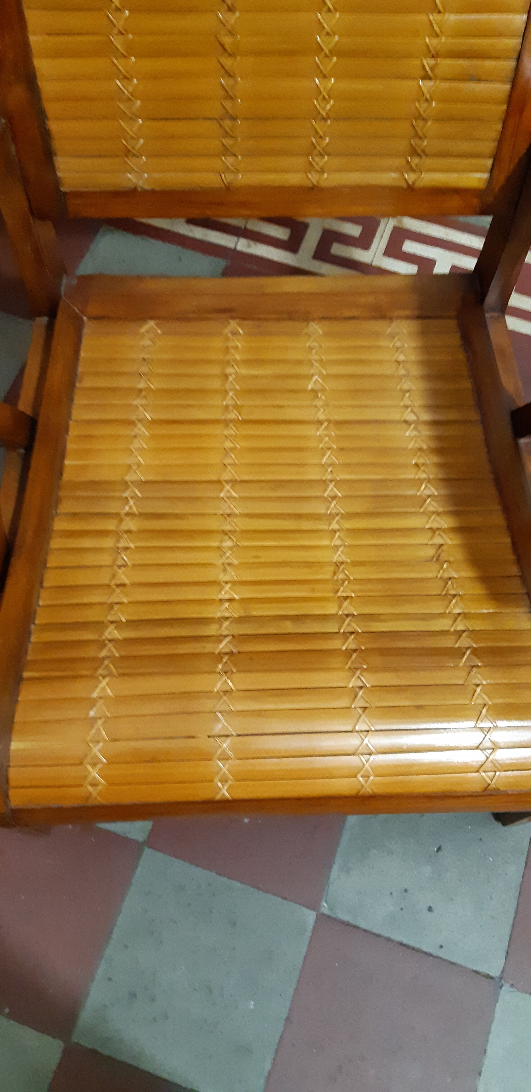 Colonial style armchair