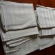 set of 6 new vintage damask tea towels