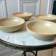 Lot of 4 hollow stoneware plates made in france