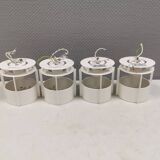 Four Magazine Spots/Lamps, by Vilhelm Wohlert for Louis Poulsen 70s Denmark