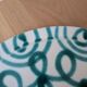 Vintage Gmundner Keramik Green Flamed Flat Plate – Austrian Hand Painted
