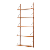 Danish teak shelving unit in the style of Poul Cadovius, 1960s