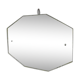 Miroir octogonal des années 50 45x56cm
