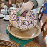 Plat à tarte en barbotine
