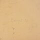 Oil on cardboard - Paysage de Montagne Duingt 1937 Lac d'Annecy