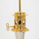 Pair of lamps in metal and bronze circa 1880