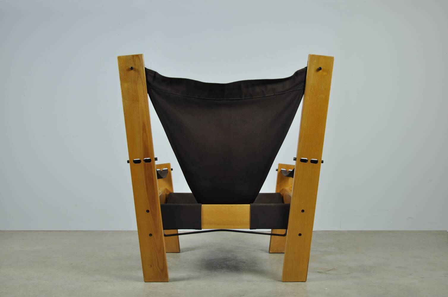 Vintage safari easy chair by john de haard / 1960s  gebroeders jonkers