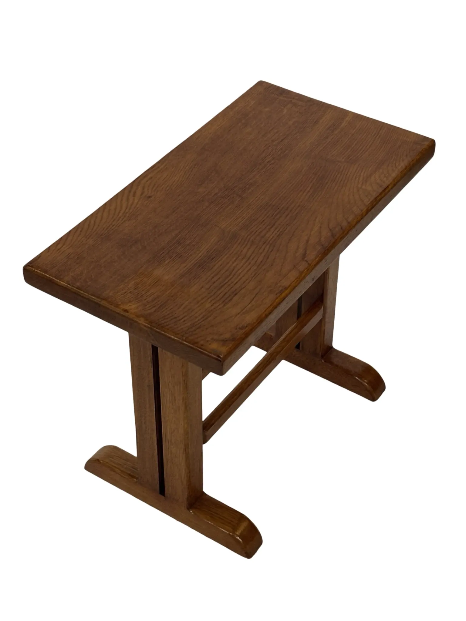 Vintage side table, Shaker-style, compact design, solid wood
