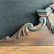 Large ancient carved wooden pediment, early 20th century