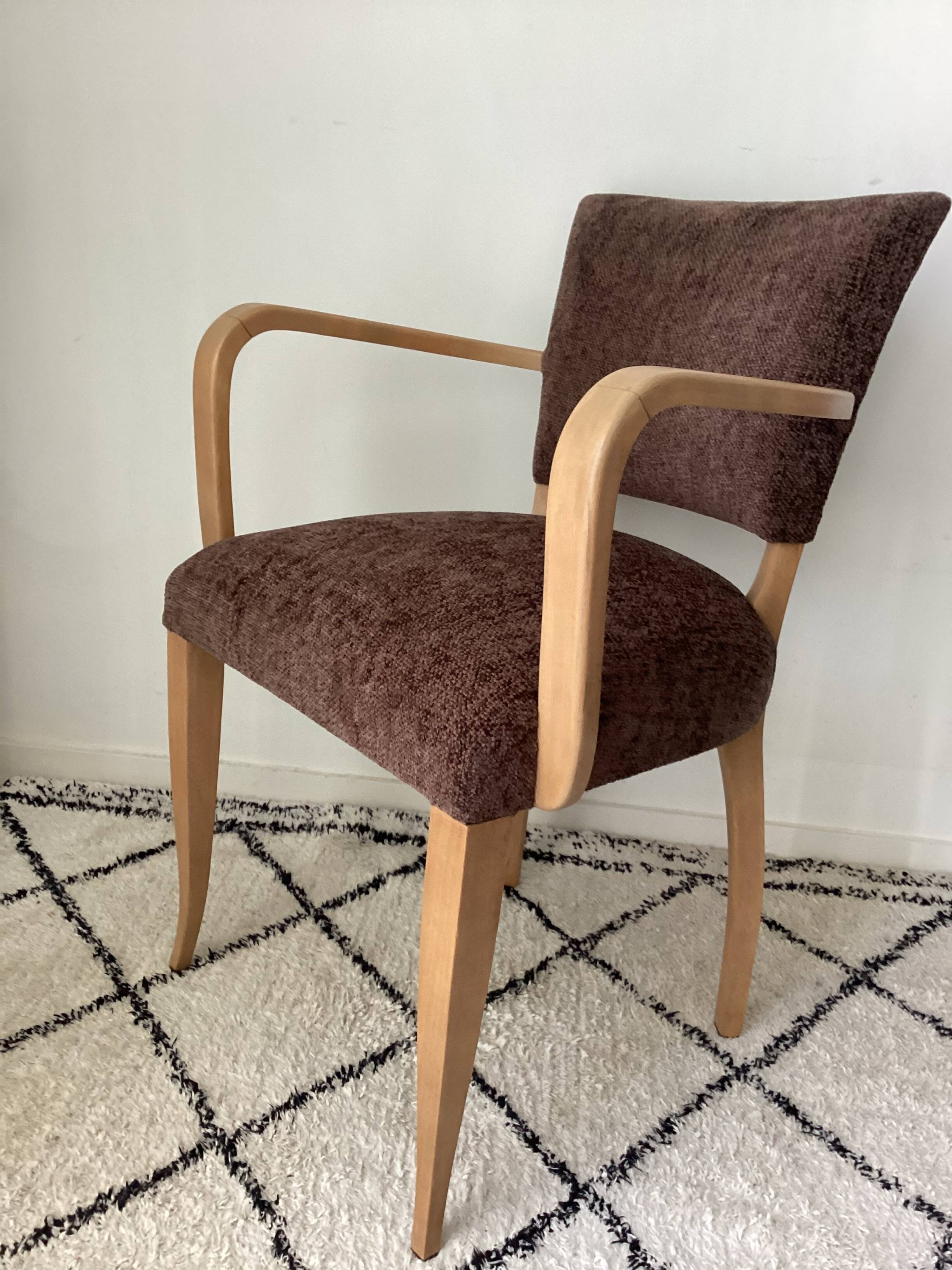 Fully restored bridge armchair