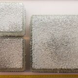 Set of 2 square wall or ceiling lights Holophane DC60