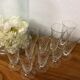 Set of 9 champagne flutes