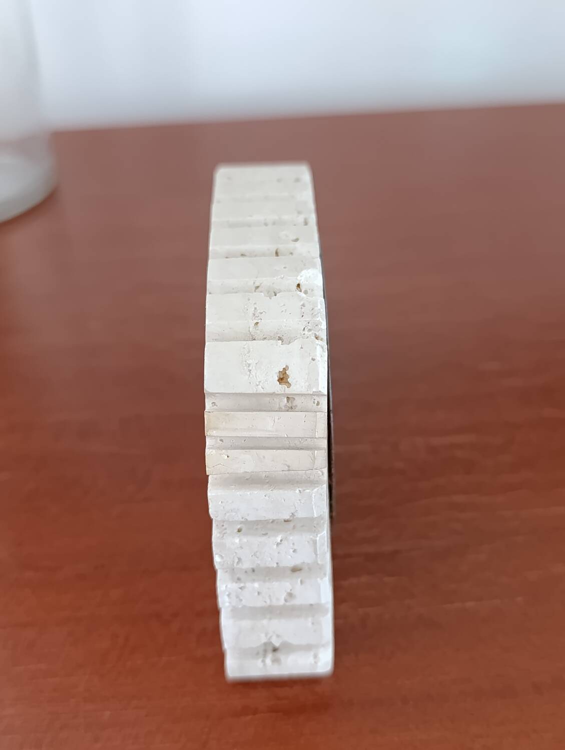 Hérisson vintage en travertin Fratelli Manelli