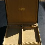 12 CHRISTOFLE Fish Cutlery Sets, CHEVRONS Art Deco model