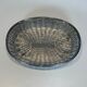 Bowl / pocket tray made of silver-plated wire