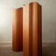 Vintage Art Deco Pine Tambour Room Divider by Jomain Baumann, 1930s