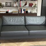VITRA Park Sofa – Jasper Morrison – premium grey leather canapé