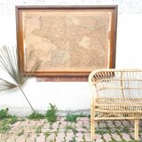 Old map Nantes and Vendée 162cm by 114cm