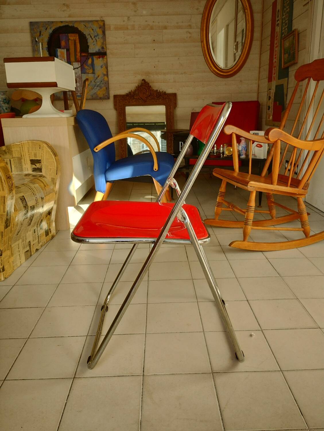 Vintage folding chair