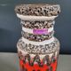 Vase West Germany fat lava Scheurich