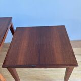 3 rosewood nesting tables - Denmark 1960s