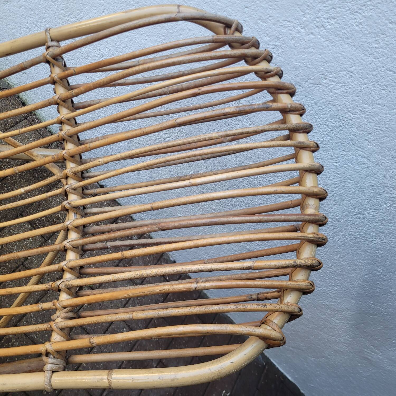 1960s Rattan Rocking Chair