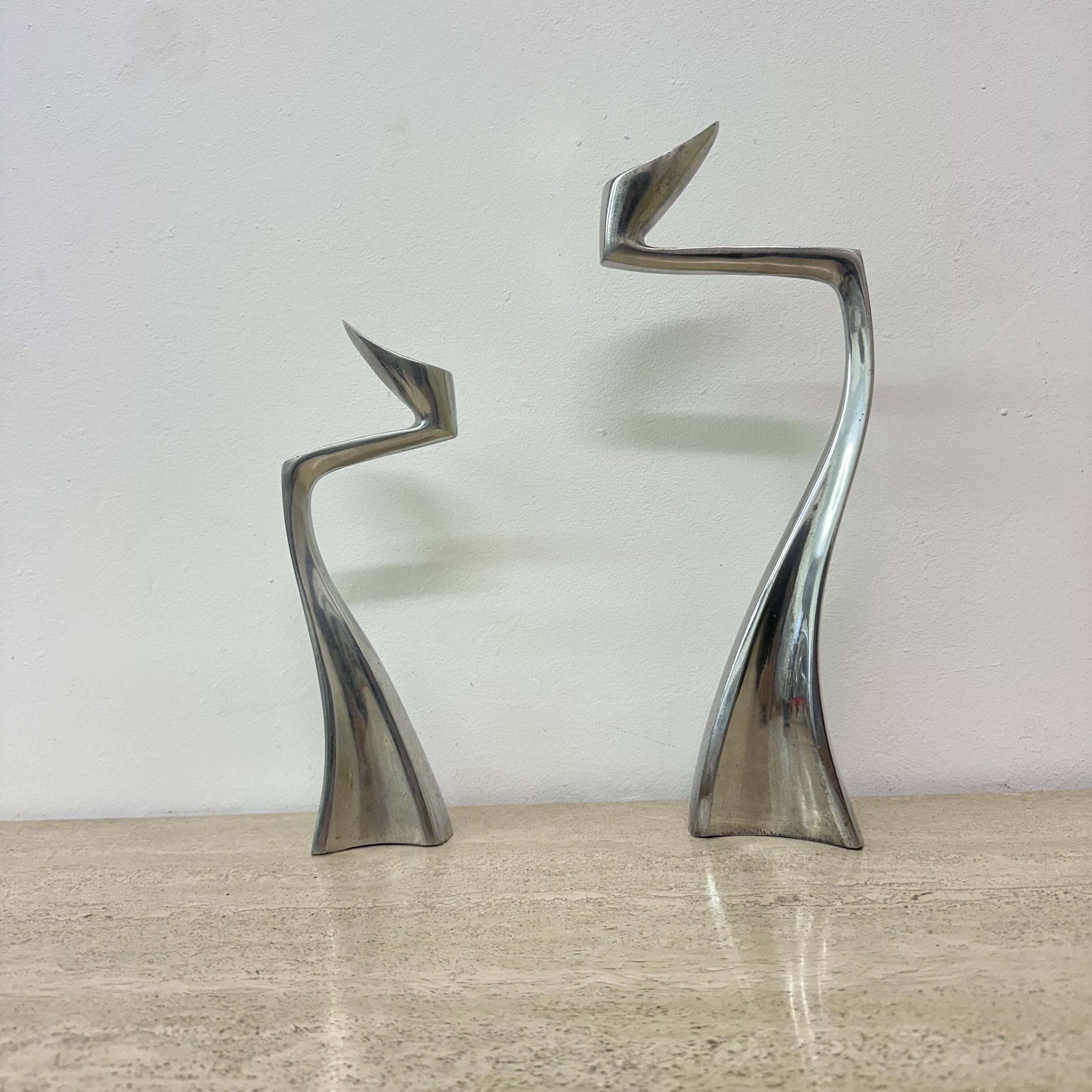 SCP ‘Swan’ / ‘Arclumis’ Candlesticks by Matthew Hilton, 1986