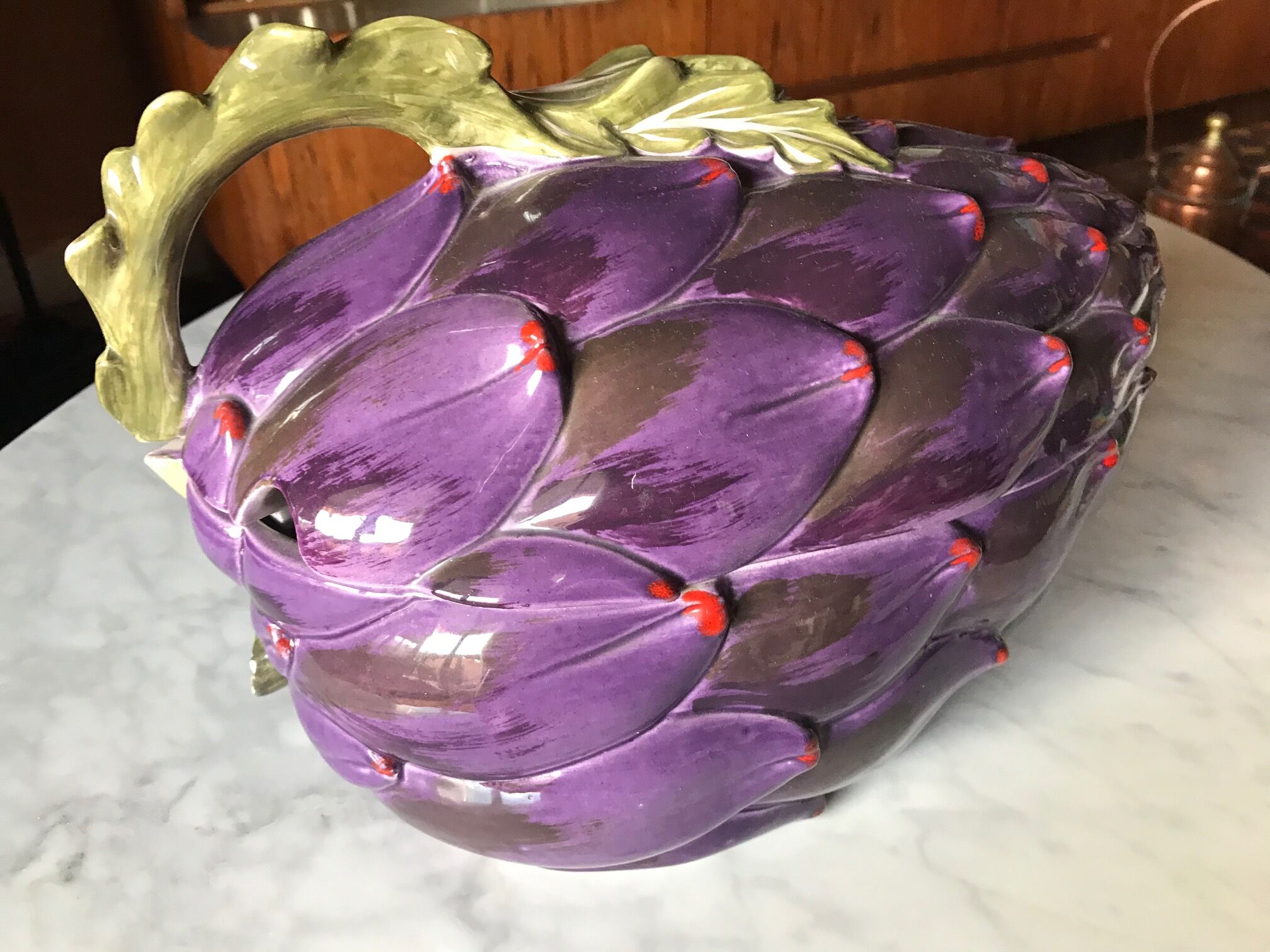 Artichoke soup tureen