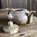 Polished stone tea set