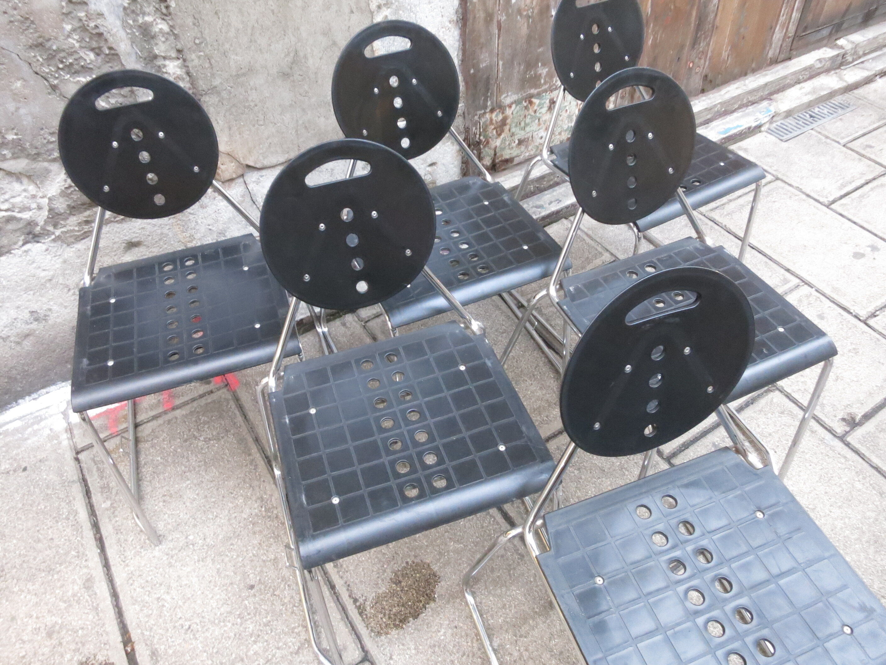 6 chairs CHARLIE Carlo BIMBI & GIOACCHINI