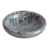 Black marble vide poche trinket bowl, Belgium 1960s.